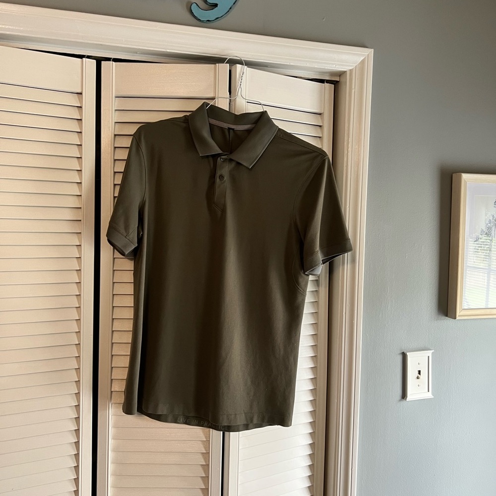 Lululemon Men's Slim Fit Polo Shirt SZ SM‎